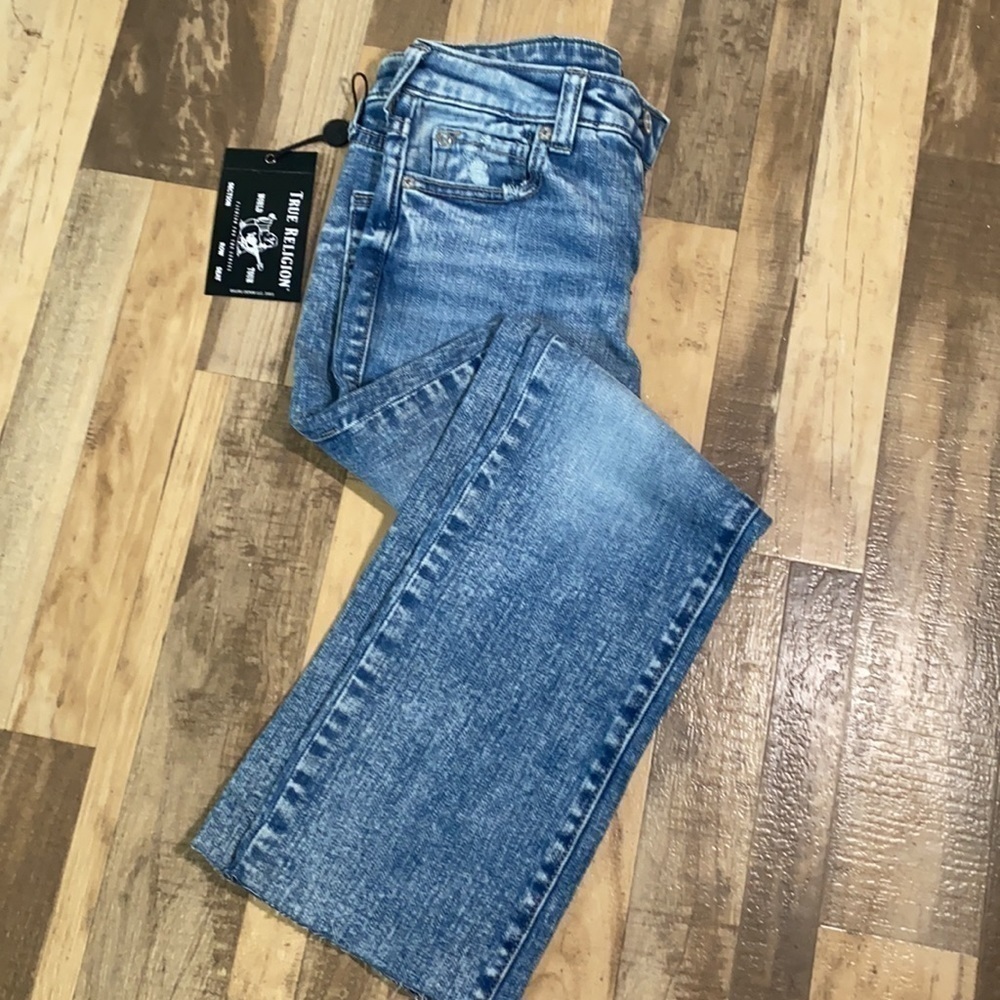 True religion jeans MARGOT  ( cropped mini boot) size 26 NWT - Picture 6 of 9
